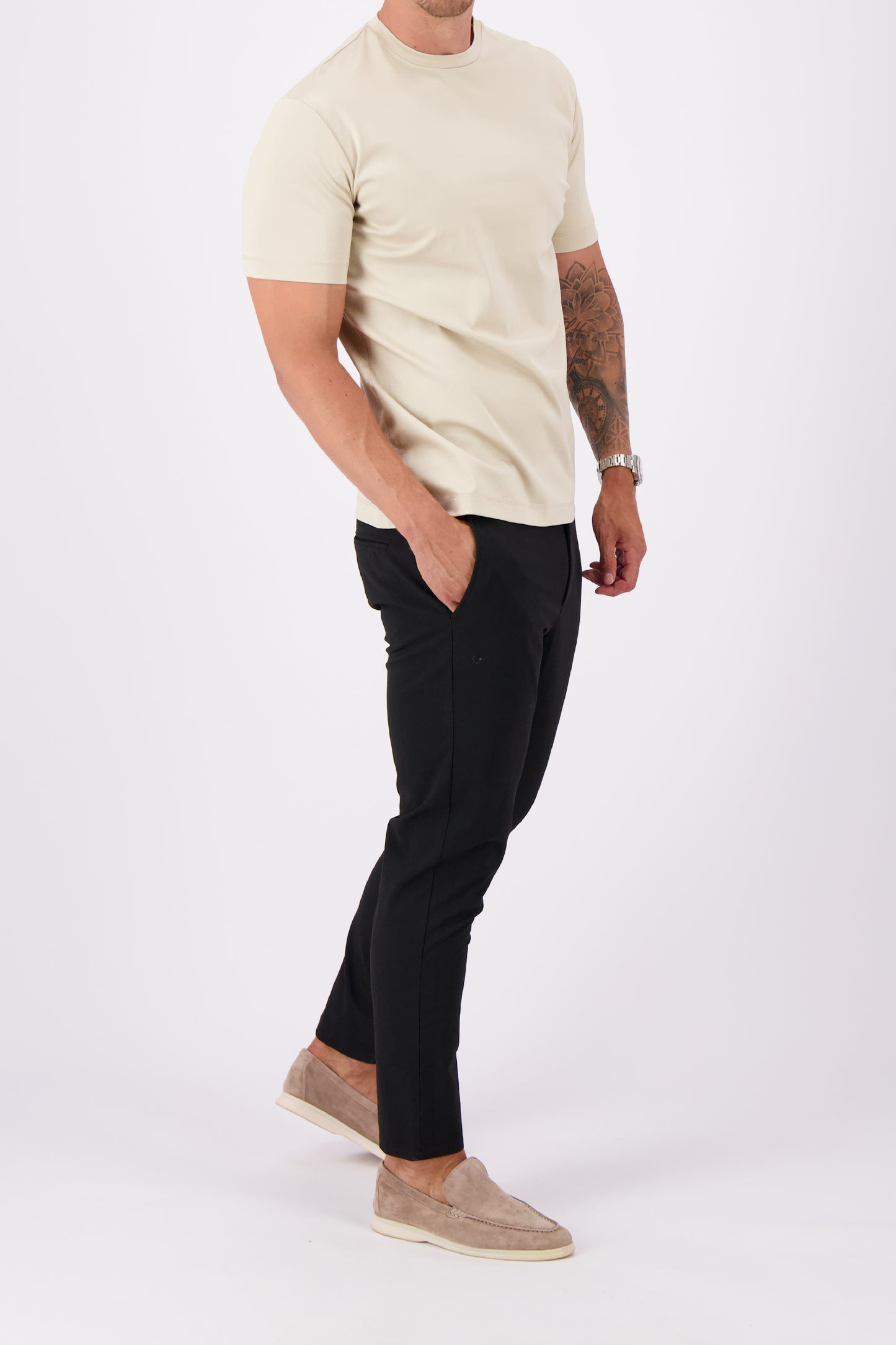 MERCERISED T-SHIRT SAND