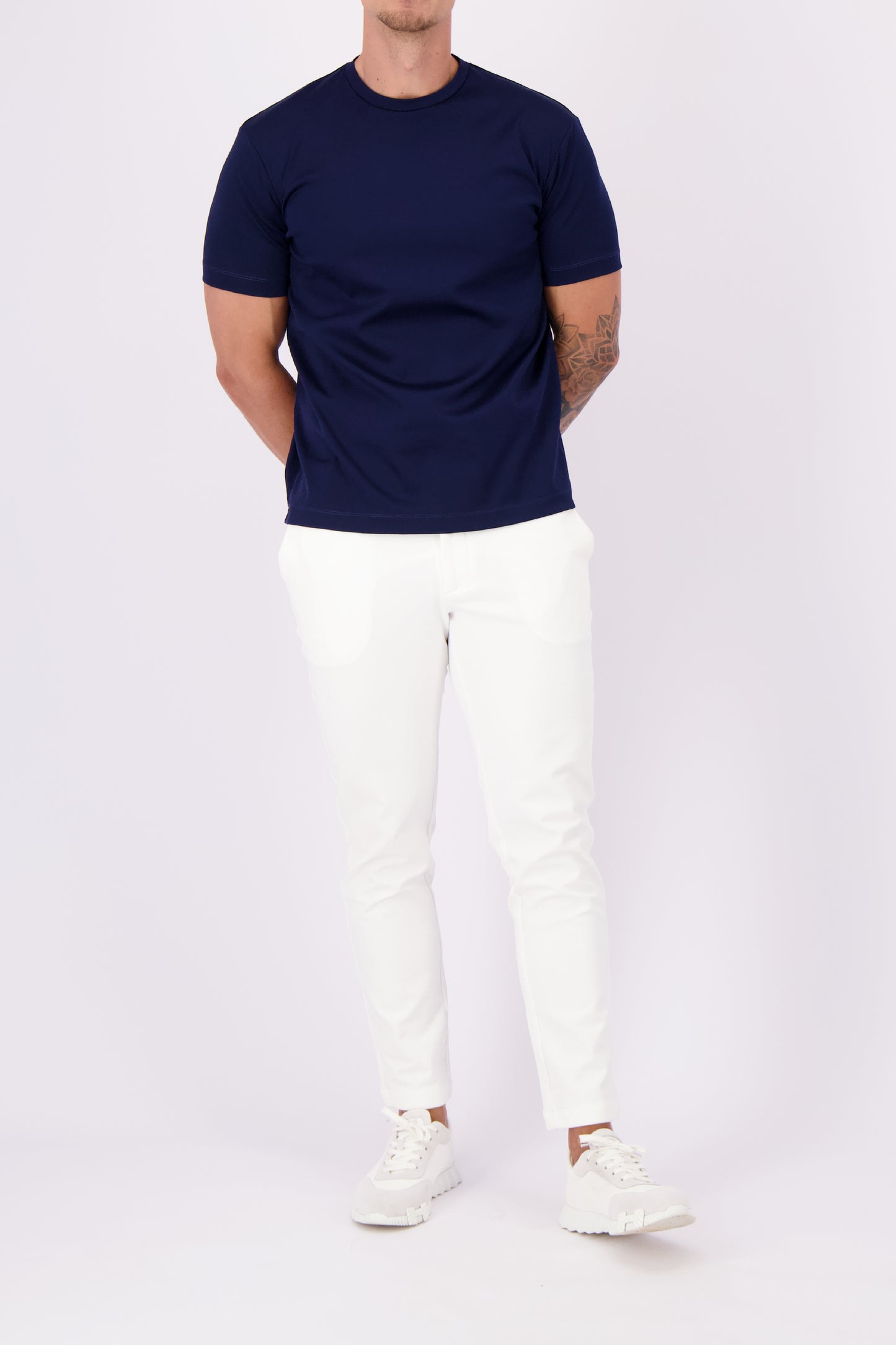 MERCERISED T-SHIRT BLUE