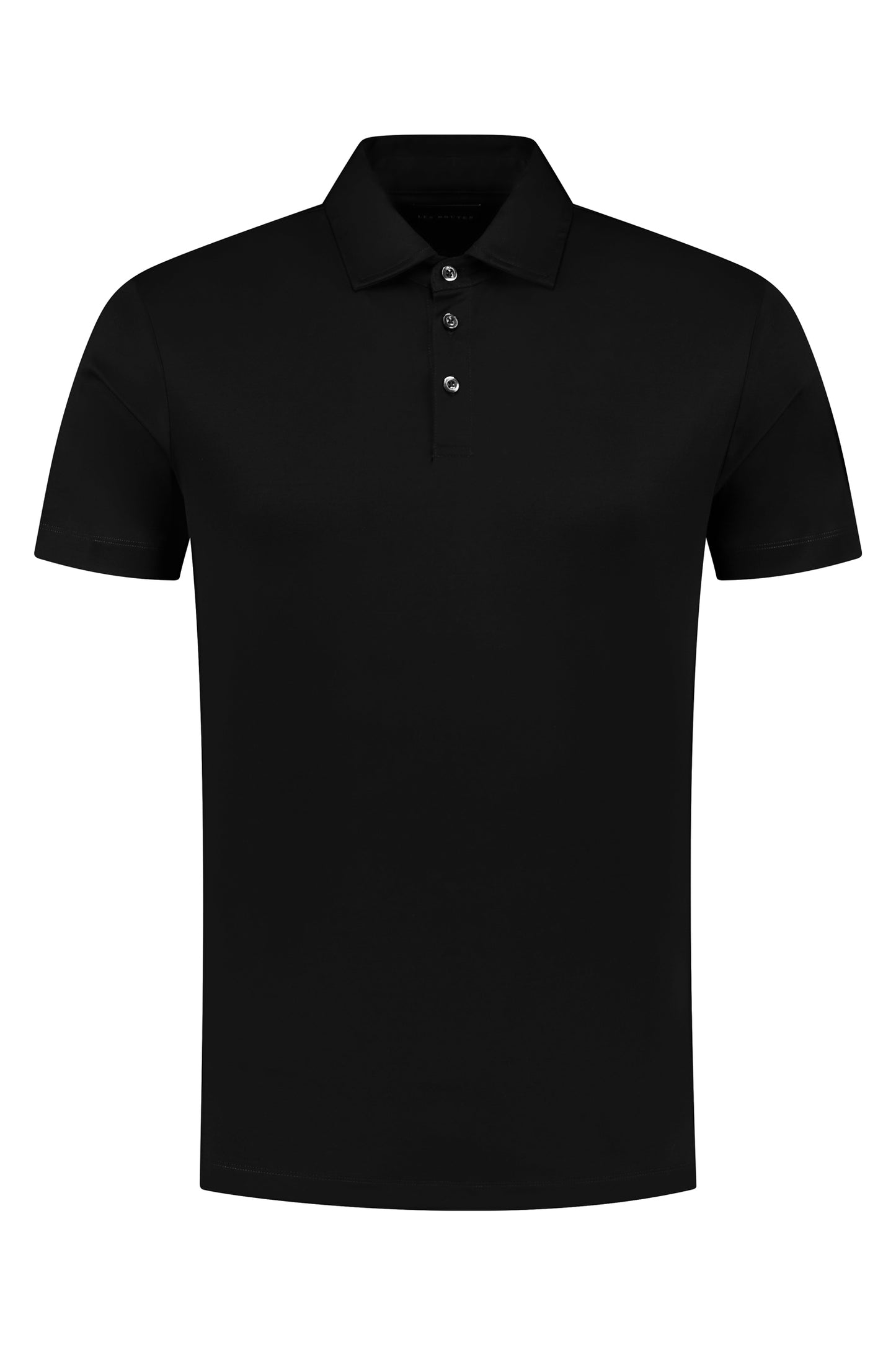 MERCERISED POLO BLACK